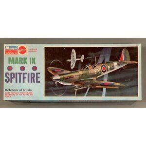 Vintage MONOGRAM  1/48 Supermarine Spitfire Mk.IX MODEL KIT #6801 M4